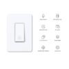 TP-Link Tapo Smart Light Switch, Single Pole, Neutral Wire Required, 2.4GHz Wi-Fi Light Switch Compatible with Alexa and Google Home, UL Certified, No Hub Required, White, Tapo S500(4-Pack)