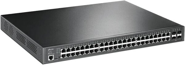 TP-Link TL-SG3452P | 48 Port Gigabit L2+ Managed PoE Switch | 48 PoE+ Port @384W, 4 x SFP Slots | PoE Auto Recovery | Omada SDN Integrated | IPv6 | Static Routing | 5 Year Manufacturer Warranty