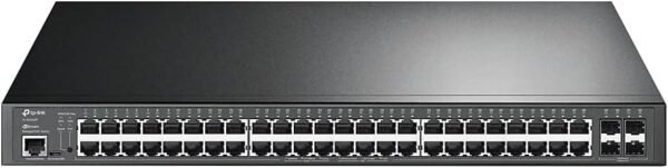 TP-Link TL-SG3452P | 48 Port Gigabit L2+ Managed PoE Switch | 48 PoE+ Port @384W, 4 x SFP Slots | PoE Auto Recovery | Omada SDN Integrated | IPv6 | Static Routing | 5 Year Manufacturer Warranty