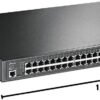 TP-Link TL-SG3452P | 48 Port Gigabit L2+ Managed PoE Switch | 48 PoE+ Port @384W, 4 x SFP Slots | PoE Auto Recovery | Omada SDN Integrated | IPv6 | Static Routing | 5 Year Manufacturer Warranty