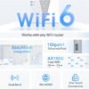 TP-Link AX1800 WiFi 6 Range Extender with Ethernet Port | Internet Signal Booster for Home | Dual-Band Wireless Repeater Amplifier | Access Point Mode | APP Setup | OneMesh Compatible (RE615X)