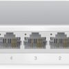 TP-Link 5 Port 10/100 Mbps Fast Ethernet Switch | Desktop TP-Link 5 Port 10/100 Mbps Fast Ethernet Switch | Desktop Ethernet Splitter | Ethernet Hub | Plug & Play | Fanless Quiet | Desktop Design | Green Technology | Unmanaged (TL-SF1005D),White