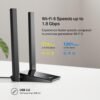 61AiTYi24eL._AC_SL1500_.jpg TP-Link WiFi 6 USB Adapter for Desktop PC - (Archer TX20U Plus) AX1800 Wireless Network Adapter with 2.4GHz, 5GHz, High Gain Dual Band 5dBi Antenna, WPA3, Supports Windows 11/10