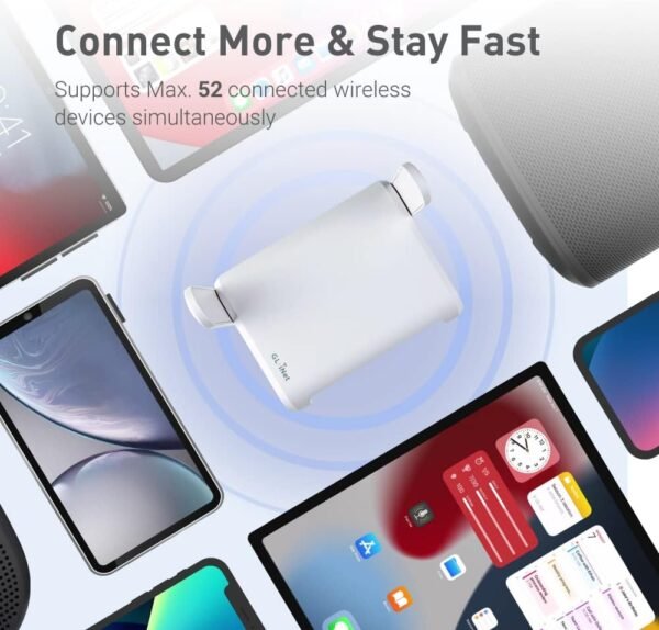 GL.iNet GL-SFT1200 (Opal) Secure Travel WiFi Router, AC1200 Dual Band Gigabit Ethernet Wireless Network, IPv6 USB 2.0, Repeater Bridge Access Point Mode, Router for Public Use, Easy Setup with Guide