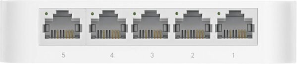61F3prNd4VL._AC_SL1500_.jpg TP-Link 5 Port 10/100 Mbps Fast Ethernet Switch | Desktop Ethernet Splitter | Ethernet Hub | Plug & Play | Fanless Quiet | Desktop Design | Green Technology | Unmanaged (TL-SF1005D),White