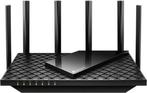 TP-Link AXE5400 Tri-Band WiFi 6E Router (Archer AXE75)- Gigabit Wireless Internet Router, ax Router for Gaming, VPN Router, OneMesh, WPA3, Black