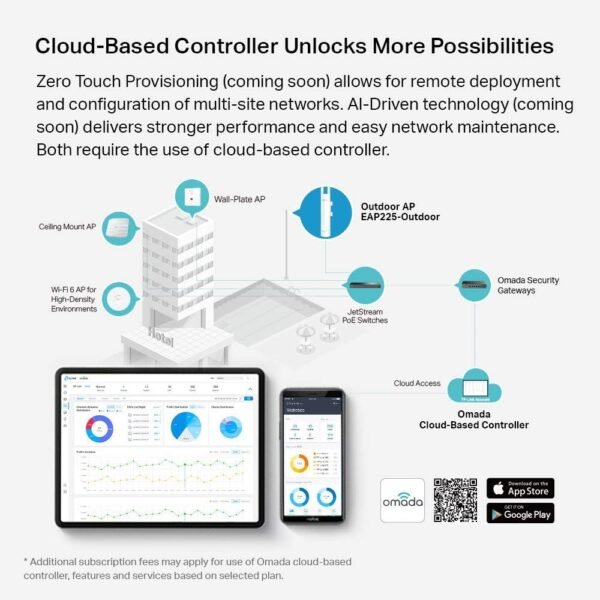 TP-Link EAP110-Outdoor V3 | Omada N300 Wireless Outdoor Access Point | WiFi Coverage up to 200 meters| Passive PoE w/ Free PoE Injector | SDN Integrated | Cloud Access & Omada App