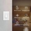 61NKNKhN-TL._SL1000_.jpg Kasa Smart Light Switch HS200, Single Pole, Needs Neutral Wire, 2.4GHz Wi-Fi Light Switch Works with Alexa and Google Home, UL Certified, No Hub Required , White, HS200