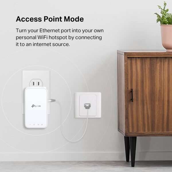 61X27wVv3pS._AC_SL1500_.jpg TP-Link AC1200 WiFi Range Extender (RE330), Covers Up to 1500 Sq.ft and 25 Devices, Dual Band Wireless Signal Booster, Internet Repeater, 1 Ethernet Port, White