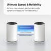 TP-Link Deco AXE4900 Tri-Band WiFi 6E Mesh WiFi System (Deco XE70 Pro) - 2.5G WAN/LAN Ports, 4.9 Gbps Wi-Fi 7,200 Sq. Ft Coverage, Connect up to 200 Devices, New 6 GHz Band, 3-Pack 2024 Release