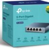 TP-Link TL-SG105, 5 Port Gigabit Unmanaged Ethernet Switch, Network Hub, Ethernet Splitter, Plug & Play, Fanless Metal Design, Shielded Ports, Traffic Optimization,Navy Blue