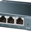 TP-Link TL-SG105, 5 Port Gigabit Unmanaged Ethernet Switch, Network Hub, Ethernet Splitter, Plug & Play, Fanless Metal Design, Shielded Ports, Traffic Optimization,Navy Blue
