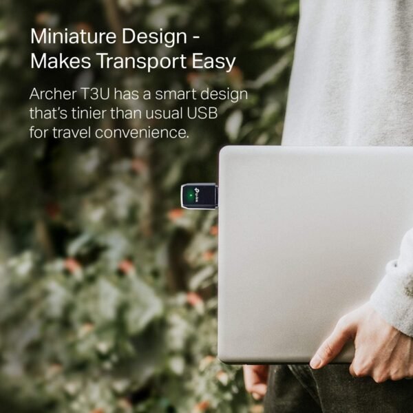 71F2YkIXRL._AC_SL1500_.jpg TP-Link AC1300 USB WiFi Adapter(Archer T3U)- 2.4G/5G Dual Band Wireless Network Adapter for PC Desktop, MU-MIMO WiFi Dongle, USB 3.0, Supports Windows 11, 10, 8.1, 8, 7, XP/Mac OS X 10.9-10.14