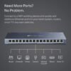 71U4J7lfGgL._AC_SL1500_.jpg TP-Link 16 Port Gigabit Ethernet Network Switch, Desktop/ Wall-Mount, Fanless, Sturdy Metal w/ Shielded Ports, Traffic Optimization, Unmanaged (TL-SG116) Black