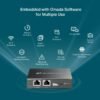 TP-Link Omada Hardware Controller | SDN Integrated | PoE Powered | Manage Up to 100 Devices | Easy & Intelligent Network Monitor & Maintenance | Cloud Access & Omada App (OC200)