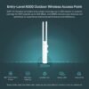 TP-Link EAP110-Outdoor V3 | Omada N300 Wireless Outdoor Access Point | WiFi Coverage up to 200 meters| Passive PoE w/ Free PoE Injector | SDN Integrated | Cloud Access & Omada App