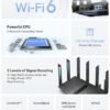 71ps-iNiqfL._AC_SL1500_.jpg TP-Link AX6000 Wi-Fi 6 Router (Archer AX80) – Dual Band, 2.5 Gbps WAN/LAN Port, 8K Streaming,Wireless Internet Router with OneMesh and AP Mode, Long Range Coverage, WPA3, Beamforming