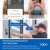 TP-Link Tapo Smart Video Doorbell Camera with Chime, Battery or Wired, 2K QHD Color Night Vison, No Monthly Fee, 180° Ultra-Wide Head-to-Toe View, Ring Call, Free AI Detection, Local Storage (D225)