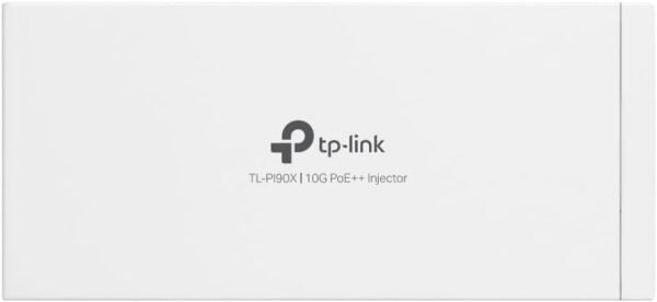 31P-GjMYJvL._AC_SL1000_.jpg TP-Link TL-PI90X 802.3 bt/at/af 10G PoE Injector | Non-PoE to PoE Adapter | Supplies up to 90W (PoE++) | Plug & Play | Desktop/Wall-Mount | Distance Up to 328 ft. | UL Certified
