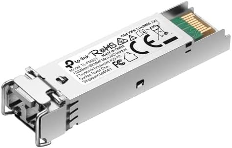 TP-Link Gigabit SFP Module | 1000Base-SX Multi-Mode Fiber Mini GBIC TP-Link Gigabit SFP Module | 1000Base-SX Multi-Mode Fiber Mini GBIC Module | Plug and Play | LC/UPC Interface | Up to 550/220m Distance (TL-FM321)