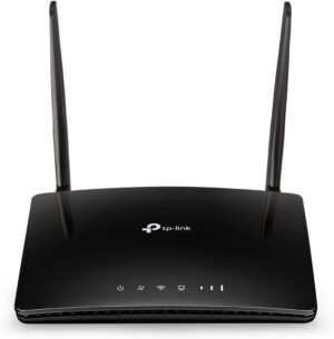TP-Link TL-MR150, N300 Mbps 4G/3G SIM Slot, Connectivity up to 32 Devices, No Configuration Required, Support Guest Network and Parental Control, Wireless 4G LTE Router