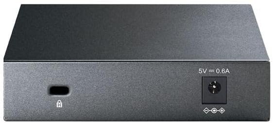 TP-Link TL-SG105S | 5 Port Gigabit Ethernet Switch | Desktop/Wall-Mount | Plug & Play | Fanless | Sturdy Metal | 3 Year Manufacturer Warranty | 802.1p/DSCP QoS & IGMP Snooping | Compact Design