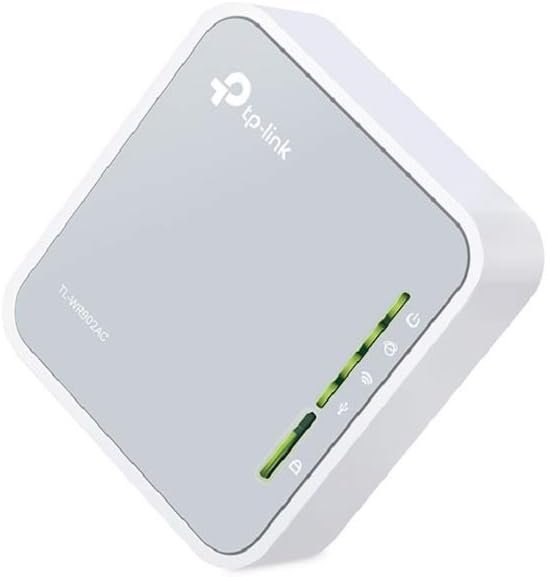 TP-Link AC750 Wireless Portable Nano Travel Router - WiFi Bridge/Range Extender/Access Point/Client Modes, Mobile in Pocket(TL-WR902AC) (Renewed)