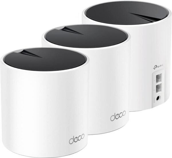41JyevVVsML._AC_SL1046_.jpg TP-Link - Deco X25 AX1800 Dual-Band Whole Home Mesh Wi-Fi 6 System (3-Pack) - White (Renewed)