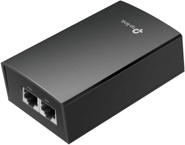 TP-Link TL-PI4824G 48V/24W DC Passive PoE Injector | Gigabit PoE TP-Link TL-PI4824G 48V/24W DC Passive PoE Injector | Gigabit PoE Adapter | Plug & Play | Up to 100 Meters (325 feet) | Desktop/Wall-Mount | UL Certified