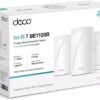 TP-Link - Deco BE11000 Multi-Gig Whole Home Mesh Wi-Fi 7 System (3-Pack) - White
