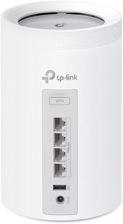 TP-Link - Deco BE11000 Multi-Gig Whole Home Mesh Wi-Fi 7 System (3-Pack) - White