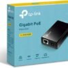 TP-LINK 802.3af Gigabit PoE Injector | Convert Non-PoE to PoE Adapter | Auto Detects the Required Power, up to 15.4W | Plug & Play | Distance Up to 100 meters (328 ft.) | Black (TL-PoE150S)