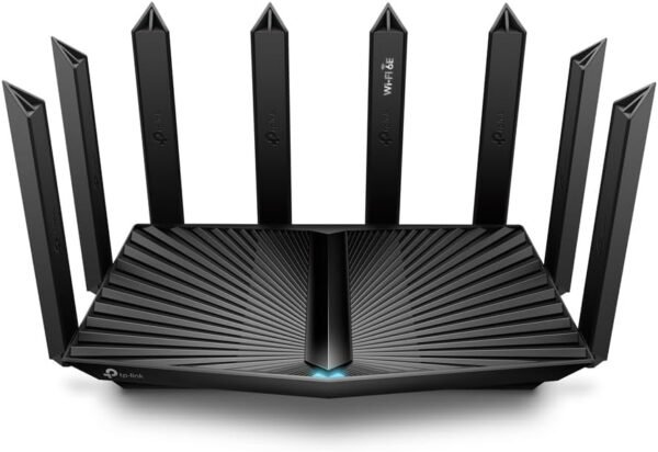 TP-Link - Archer AXE7800 Tri-Band Wi-Fi 6E Router - Black TP-Link - Archer AXE7800 Tri-Band Wi-Fi 6E Router - Black (Renewed)