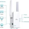 TP-Link AX1800 WiFi 6 Extender(RE605X)-Internet Booster, Covers up to 1500 sq.ft and 30 Devices,Dual Band Repeater up to 1.8Gbps Speed, AP Mode, Gigabit Port (Renewed)