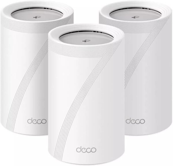TP-Link - Deco BE11000 Multi-Gig Whole Home Mesh Wi-Fi 7 System (3-Pack) - White