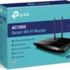 51OO9KyWpL._AC_SL1000_.jpg TP-Link AC1900 Smart WiFi Router (Archer A9) - High Speed MU-MIMO Wireless Router, Dual Band, Gigabit, VPN Server, Beamforming, Smart Connect, Works with Alexa, Black