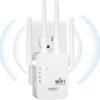 WiFi Extender, 2025 Fastest WiFi Booster 1200Mbps Dual Band (5GHz/2.4GHz) WiFi Extenders Signal Booster for Home, WiFi Repeater with Ethernet Port Covers up to 12880sq. ft and 55 Devices-Medium