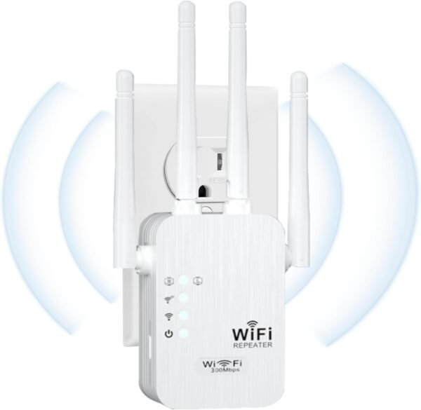 WiFi Extender, 2025 Fastest WiFi Booster 1200Mbps Dual Band (5GHz/2.4GHz) WiFi Extenders Signal Booster for Home, WiFi Repeater with Ethernet Port Covers up to 12880sq. ft and 55 Devices-Medium