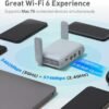 51ZgAALrHFL._AC_SL1000_.jpg GL.iNet GL-MT3000 (Beryl AX) Portable Travel Router, Pocket-Sized Wi-Fi 6 Wireless Travel Gigabit Router, with OpenVPN & Wireguard for Public & Hotel Wi-Fi Use, Suitable for Cruise/RV/Airplane/Hotel