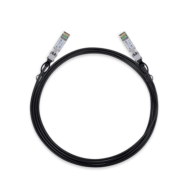 TP-Link TL-SM5220-3M | 3 Meter/ 10 Feet 10G SFP+ Direct Attach Cable (DAC) | Passive Twinax Cable | 10GBASE-CU SFP+ to SFP+ Connector | Plug and Play | LC Duplex Interface
