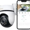 Tapo 3K 5MP Outdoor Pan/Tilt Security Wi-Fi Camera – 360° Tapo 3K 5MP Outdoor Pan/Tilt Security Wi-Fi Camera – 360° View, Free Person/Vehicle Detection, Starlight Color Night Vision, IP66, Sound and Light Alarm, Works w/Alexa and Google Home, VistaCam 360°