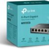 51voJIJtkRL._AC_SL1000_.jpg TP-Link 5-Port Gigabit Ethernet Easy Smart Switch | Unmanaged Pro | Plug and Play | Desktop | Sturdy Metal w/Shielded Ports | Limited Lifetime Replacement (TL-SG105E), Black…