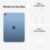 Apple iPad 11-inch: A16 chip, 11-inch Model, Liquid Retina Display, 256GB, Wi-Fi 6, 12MP Front/12MP Back Camera, Touch ID, All-Day Battery Life — Blue