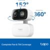 61141s3EXfL._AC_SL1500_.jpg Tapo 2K 3MP Pan/Tilt Indoor/Outdoor Security Camera - Free Person/Baby Cry Detect & Motion Track, 360° Pan, Color Night Vision, SD/Cloud Storage, Works w/Alexa & Google Home HybridCam 360