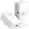 TP-Link Powerline WiFi Extender TL-WPA7617 KIT - Includes AV1000 Powerline Ethernet Network Adapter and AC1200 Dual Band Extender, Gigabit Port, Passthrough, OneMesh, Ethernet Over Power, Plug & Play