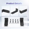 614ymvfygmL._AC_SL1500_.jpg Rack Ear Kit for TP-Link 19-inch Rackmount Switches 1U Rack Width Extender 10.6 Inch to 19 Inch