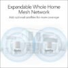 618CouAlSmL._AC_SL1200_.jpg NETGEAR Orbi Whole Home Tri-Band WiFi 6 Mesh Network System (RBK752P) – Router with 1 Satellite Extender, Security Features, Coverage up to 5,000 sq. ft., 75 Devices, AX5200 802.11ax (Up to 5.2Gbps)