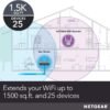 619oJYZLrML._AC_SL1200_.jpg NETGEAR Wi-Fi Range Extender EX6120 - Coverage Up to 1500 Sq Ft and 25 Devices with AC1200 Dual Band Wireless Signal Booster & Repeater (Up to 1200Mbps Speed), and Compact Wall Plug Design, White
