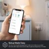 61EIlB0Z0L._AC_SL1200_.jpg Kasa Smart Plug by TP-Link, Smart Home Wi-Fi Outlet Works with Alexa, Echo, Google Home & IFTTT, No Hub Required, Remote Control, 15 Amp, UL Certified, 1-Pack(HS103) , WHITE