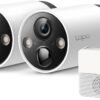 TP-Link Tapo 2K QHD Outdoor Wireless Security Camera System, Up to 180 Day Battery, Color Night Vision w/Starlight Sensor, Motion/Person/Pet/Vehicle Detection, Works w/Alexa &Google Home(Tapo C420S2)